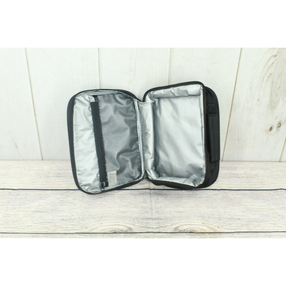 Carhartt Black Polyester Water Repellent Insulated 4 Can Work School Lunch Bag - Picture 8 of 9